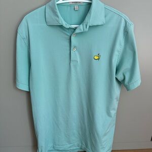 Peter Millar Blue Polo Shirt Classic Design